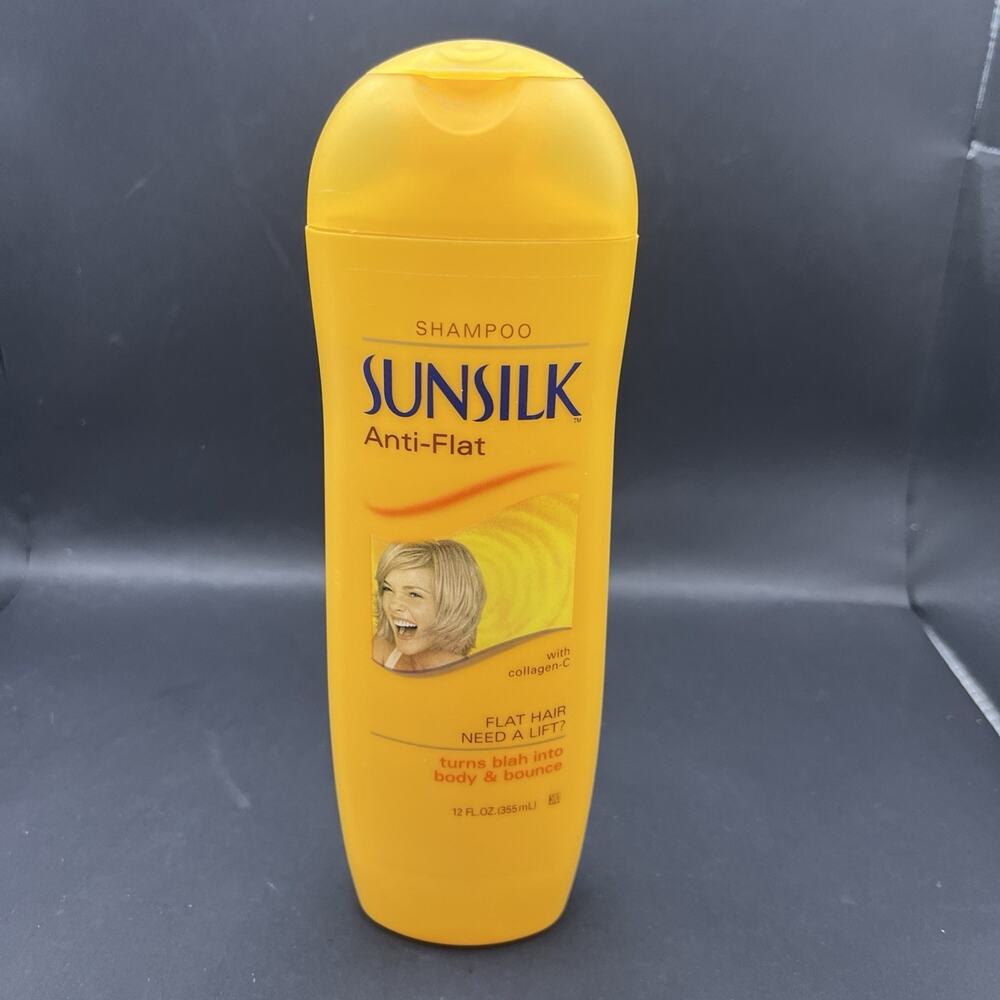 Sunsilk Anti-Flat Shampoo With Collagen-C, 12 Fl Oz, Discontinued & Rare New